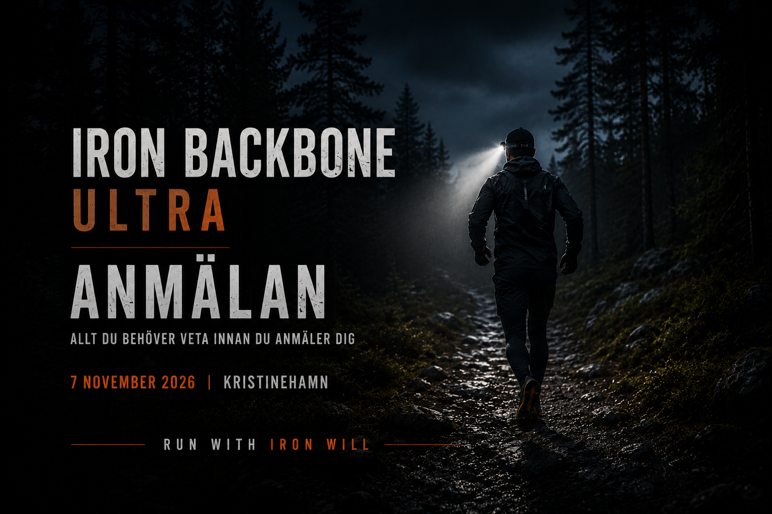 Anmälan Iron Backbone Ultra